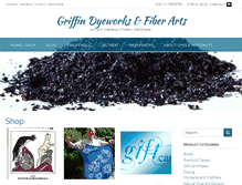 Tablet Screenshot of griffindyeworks.com